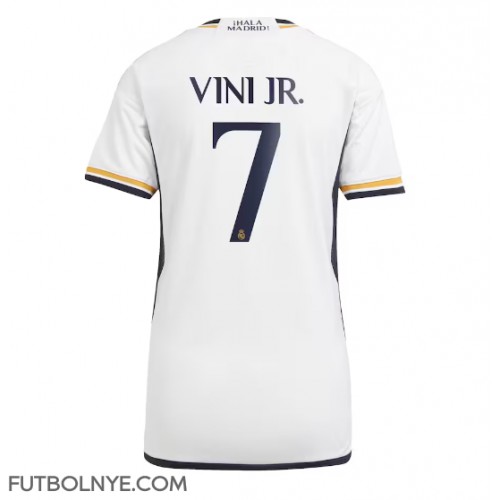 Camiseta Real Madrid Vinicius Junior #7 Primera Equipación para mujer 2023-24 manga corta